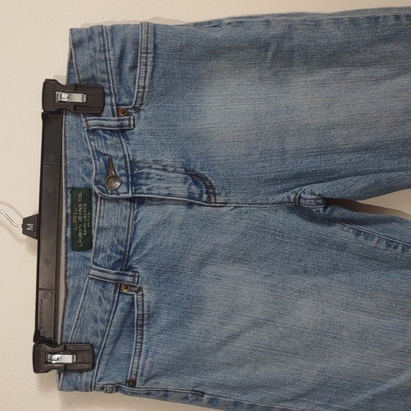 LRL Ralph Lauren Jeans Women’s 2 2p Denim Crop Capri Stretch Cotton Zip - Picture 2 of 10